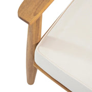Set de conversación para exteriores de 4 plazas de madera de acacia Willowbrook de Christopher Knight Home
