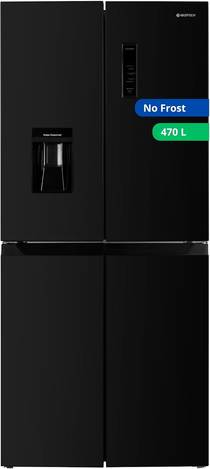 Réfrigérateur multi-portes GEDTECH GMP470BL 470L (301L + 169L) - No Frost - Noir