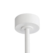 Ventilador de techo negro de 65 pulgadas y 8 aspas con luz y control remoto