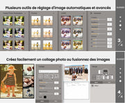 Escáner de fotos Plustek ePhoto Z300, galardonado con el German Design Award 2018, digitaliza fotos de 4 x 6 en 2 segundos, con alineación y recorte automáticos mediante sensor CCD, compatible con Mac y PC.