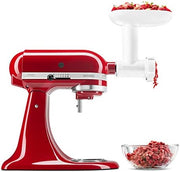 Robot de cocina KitchenAid Artisan con cortador de verduras, picadora de carne y muchos accesorios, 5KSM175PSEER (Rojo imperio)
