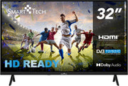 Smart Tech 32HN01K TV HD LED 32 pulgadas (80 cm) Triple Sintonizador Dolby Digital Plus, 3xHDMI, 2xUSB