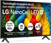 LG 65UA73006LA - TV 65", UHD 4K, WebOS 25, IA definitiva, HDR10 Pro, Superescalado, Dolby Digital Plus, Google Assistant, Negro