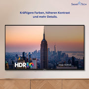 Smart Tech QLED 43QG06V2 Televisor Google TV HDR con resolución 4K UHD, Bluetooth y triple sintonizador, Smart TV 43QG06V2 (2026)