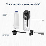 De'Longhi Magnifica Start - Máquina de café automática Perfetto con espumador de leche automático LatteCrema, 4 bebidas programadas, controles táctiles, negro (ECAM220.91.B)
