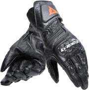 Guantes largos de moto para hombre Dainese Carbon 4, guantes deportivos largos de piel, protectores de carbono en los nudillos