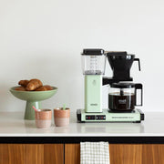 Moccamaster KBG Select, cafetera, cafetera retro, café de filtro, color blanco hueso, 1,25 L