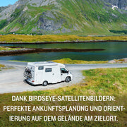 Garmin Camper 795 MT-D EU – Dispositivo de navegación con pantalla para autocaravanas/caravanas, mapas 3D preinstalados de Europa y Sudáfrica, información de tráfico en tiempo real, base de datos de campings, 7 pulgadas (17,8 cm)