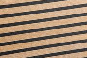 Schildmeyer Cajonera con ruedas Hank 158264, negro mate/aspecto de panel acústico, 40 x 50 x 57 cm