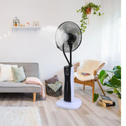 Ventilador de pie Sonnewelt con refrigeración por agua y nebulizador ultrasónico