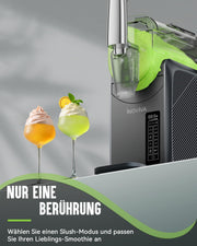 Máquina de granizados INOVIVA, no requiere hielo, máquina de granizados de 2L para el hogar con autolimpieza, 5 programas preestablecidos, granizados congelados, margaritas, frappés, batidos (versión S1.2)