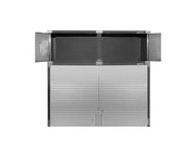 Juego de gabinetes de almacenamiento extra anchos de 2 piezas Seville Classics UltraHD, 60 x 24