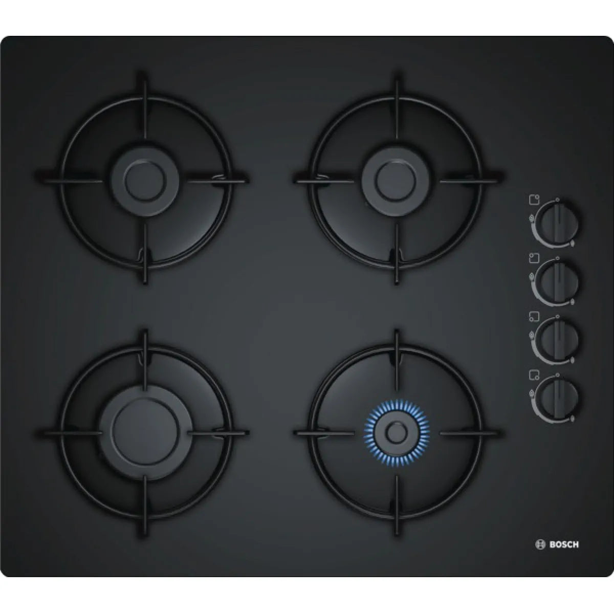 Placa de gas de cristal de 60 cm - pop6b6b10 - BOSCH