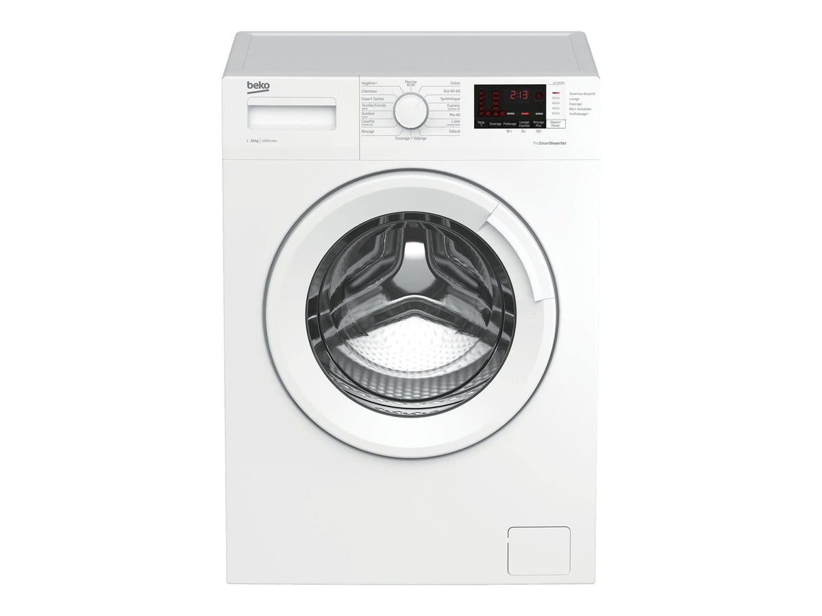 Lavadora de carga frontal 10 kg reacondicionada BEKO LLF10EDW1