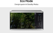 Microondas Samsung MS2AK3515AS/EG, 800 W, capacidad de 23 l, 48,9 cm de ancho, interior de esmalte cerámico resistente a los arañazos, programas de descongelación QuickDefrost, plateado