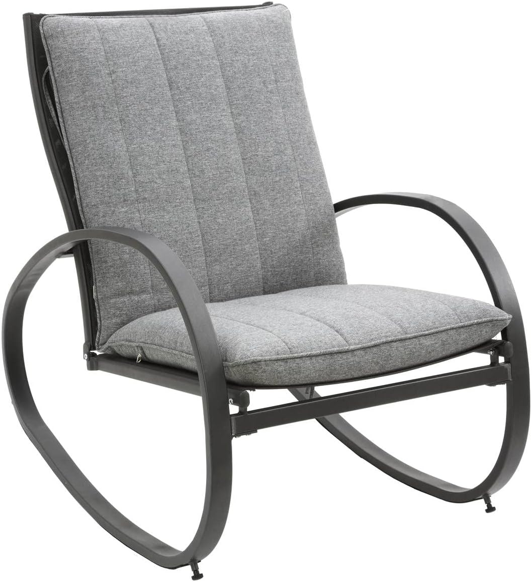 Hespéride - Sillón Mecedora Nevada Grafito