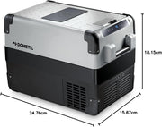 Nevera de compresor DOMETIC CFX 40, 38 litros, 12/24 V y 230 V para coche, camión, barco, autocaravana y enchufe, con conexión USB