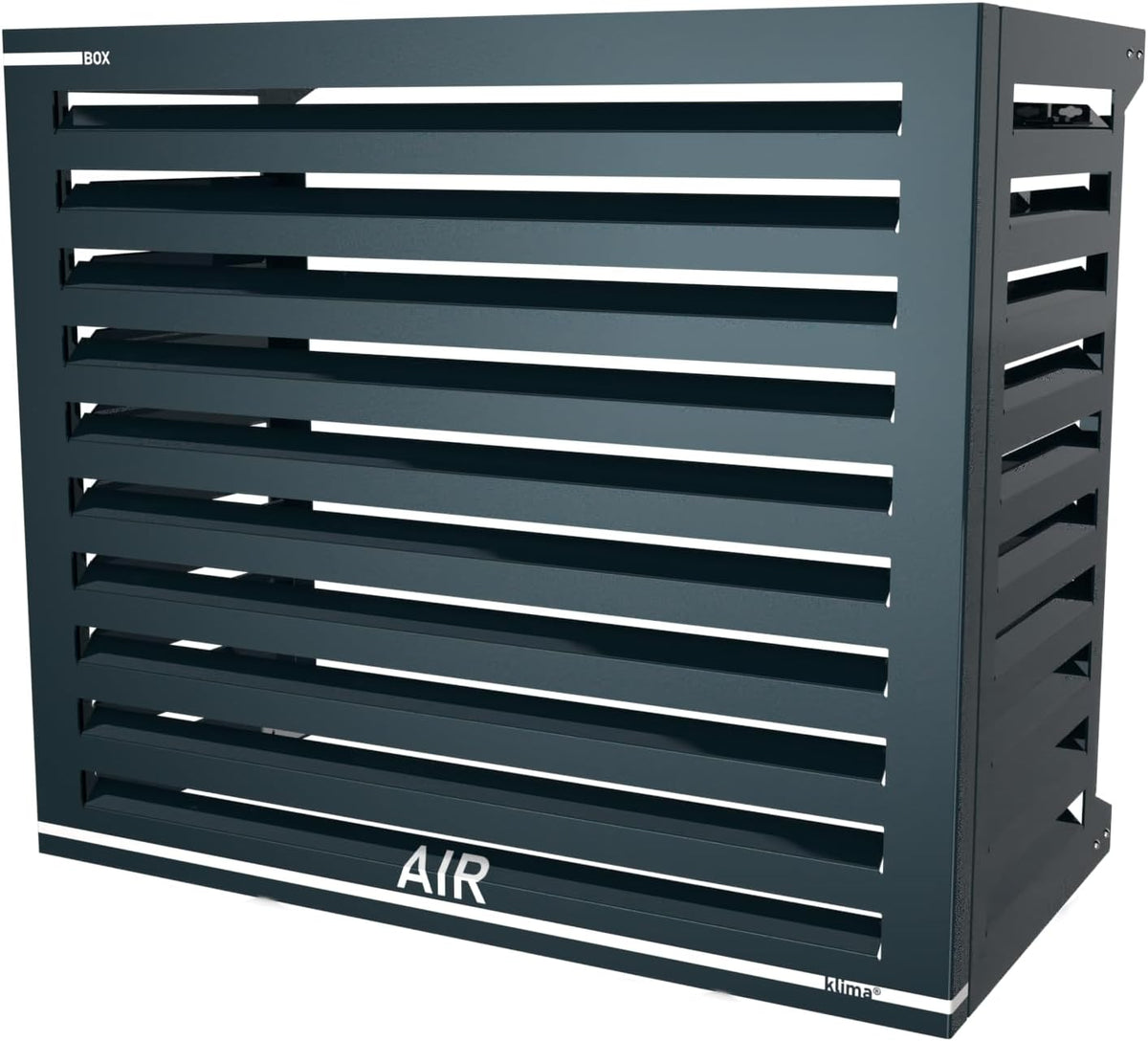 Cubierta para aire acondicionado Box Air - Carcasa insonorizante para bomba de calor - Rejilla protectora - Revestimiento para unidad exterior de aire acondicionado - Para aires acondicionados y bombas de calor - Cubierta protectora robusta