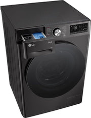 LG F4WV7080, Clase A, lavadora de carga frontal 8 kg, 1400 rpm, AI Direct Drive, Wi-Fi, limpieza profunda con vapor, gran capacidad, TRIPLE A, puerta exterior de cristal templado, 62 x 60 x 85 cm, blanco