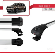 Barras de techo compatibles con Dacia Duster 2014-2018 ACE-1 Barras de techo 3 barras Gris