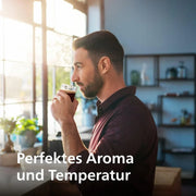 Cafetera espresso automática Philips Serie 5400: disfrute de 12 bebidas, sistema LatteGo de limpieza rápida, pantalla TFT intuitiva, ajustes de café personalizables, diseño de cocina de primera calidad (EP5441/50)