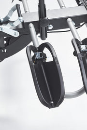 Portabicicletas para 4 bicicletas sobre enganche, abatible Premium Mottez, acero