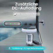 AIPER HydroComm Pro Medidor Digital de Agua para Piscinas – Monitor Inteligente para Piscinas con App y Conexión en Tiempo Real a Limpiafondos, Análisis de Agua 5 en 1 (pH, ORP, EC, TDS, Temperatura)