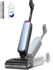 Aspiradora y fregadora Tineco Floor One S9 Artist, 22 kPa de succión, SmoothDrive 360°, diseño antienredos, 50 min de autonomía, limpieza de bordes en ambos lados, se reclina 180°, secado Flashdry a 85 °C