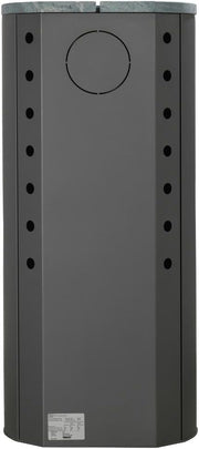 Estufa de leña THERMIA München, piedra natural, 7 kW, combustión continua, automática gris