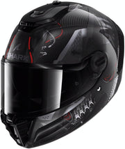 SHARK, Casco de moto integral Spartan RS Carbon Xbot Negro / Gris DAA, S