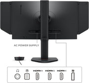 Monitor Gaming BenQ Zowie XL2586X+, 24 pulgadas, 600Hz, Fast TN, DyAc 2, 1080p, HDMI 2.1 x3, DisplayPort 1.4, XL Setting to Share, S Switch, ajuste de altura fluido, base para jugadores profesionales