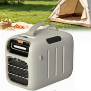 Aire acondicionado portátil de 5121 BTU, refrigeración y calefacción rápidas, deshumidificación, bajo consumo (500 W), 3 velocidades de ventilación