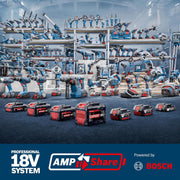 Kit combinado Bosch PRO 18V: GSB 18V-65, GBH 18V-22, GWS 18V-11, 3x GBA 5.0Ah, GAL 18V-80, M-BAG