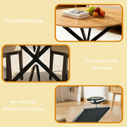 Juego de comedor con mesa y sillas, conjunto de comedor de 5 piezas, mesa de comedor redonda de 120 cm y 4 sillas de comedor de terciopelo, adecuado para cocinas, comedores y salas de estar