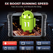 Escáner de diagnóstico automotriz Autel MaxiCOM MK808S, control bidireccional 2025, igual que MX808S MK808BTPro, funciona como MK900, prueba activa, más de 28 servicios, diagnóstico de todos los sistemas, codificación de inyectores, OS11