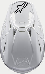 Casco de Motocross Alpinestars Supertech S-M10 Solid 2024 (Blanco, L (59/60))