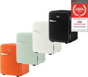 Mininevera silenciosa TZS First Austria | Diseño retro | Capacidad de refrigeración ajustable | Manilla de puerta | Sistema de refrigeración termoeléctrico | 40L | crema