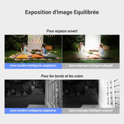 Cámara de vigilancia WiFi para exteriores EZVIZ de 8 MP (4 MP + 4 MP) con doble lente, cámara exterior 360°, visión nocturna a color, detección de personas/vehículos, audio bidireccional, resistente al agua, C90 Dual