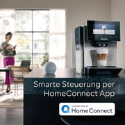 Cafetera superautomática Siemens EQ900 TQ903D03, control por app, pantalla táctil intuitiva, modo barista, AromaBoost, reducción de ruido, molinillo premium, limpieza automática con vapor, 1500 W, acero inoxidable