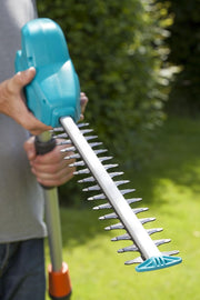 Cortasetos telescópico Gardena THS 500/48: cortasetos de 500 W, 3,5 m de alcance, cabezal inclinable y mango telescópico, 48 cm de longitud de cuchilla, empuñadura ergonómica y protector de impactos, (8883-20)