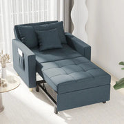 Sillón cama ajustable, convertible 3 en 1, varios colores, para 1 persona