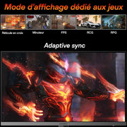 Monitor Gaming KOORUI 27 pulgadas, pantalla PC IPS, QHD 2560 × 1440, 260 Hz, 1 ms HDR400 99% sRGB, Adaptive Sync, inclinación ajustable de -5° a 20°, 2xHDMI 2.0 y 1xDP 1.4, negro