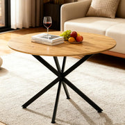 Juego de comedor con mesa y sillas, conjunto de comedor de 5 piezas, mesa de comedor redonda de 120 cm y 4 sillas de comedor de terciopelo, adecuado para cocinas, comedores y salas de estar