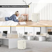 Mininevera silenciosa TZS First Austria | Diseño retro | Capacidad de refrigeración ajustable | Manilla de puerta | Sistema de refrigeración termoeléctrico | 40L | crema
