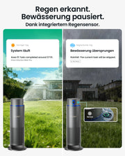 Sistema de riego inteligente IrriSense 2 WAW1 con control por aplicación, sensor de lluvia y riego multizona