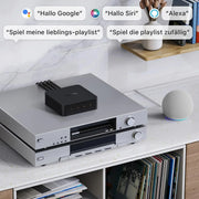 Receptor de audio AirPlay 2 y Chromecast ASR002 WLAN Hi-Res 24 bits 192 kHz multisala Bluetooth Spotify Connect