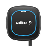 Cargador de vehículo eléctrico Wallbox Pulsar Max (7,4 kW, Tipo 2, Wi-Fi, Bluetooth, OCPP, interior/exterior, protección de puesta a tierra, cable)