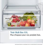 Bosch KIR41NSE0, Serie 2, Frigorífico pequeño, Encastrable, 122,1 x 54,1 cm, 204 L