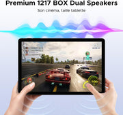 Tablette DOOGEE G6 avec carte SIM, tablette Android 15, octa-core T7250, tablette 11 pouces 90 Hz, 30 Go + 256 Go/TF 2 To, double 4G LTE, batterie 8000 mAh, appareil photo 13 MP, Wi-Fi 5G/Widevine L1/FM/OTG/Face ID