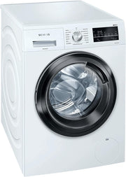 Lavadora Siemens WM14G400 iQ500 / 8kg / C / 1400 rpm / Programa Outdoor / Función varioSpeed / Función de pausa y carga / aquaStop, blanco/negro